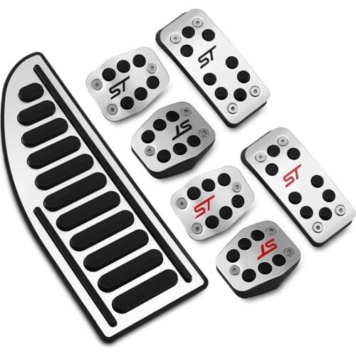 Stainless Steel Car Pedal Covers Pedals Set for Ford Focus 2 3 4 MK2 MK3 MK4 Kuga Escape RS ST 2005 - 2017 Accessories