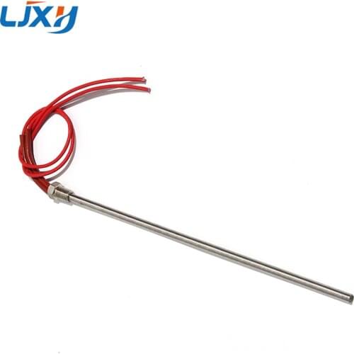 LJXH DN6/10mm Thread Cartridge Heater Heating Element 6x350/400/450mm Tube Size AC110V/220V/380V 201 Stainless Steel