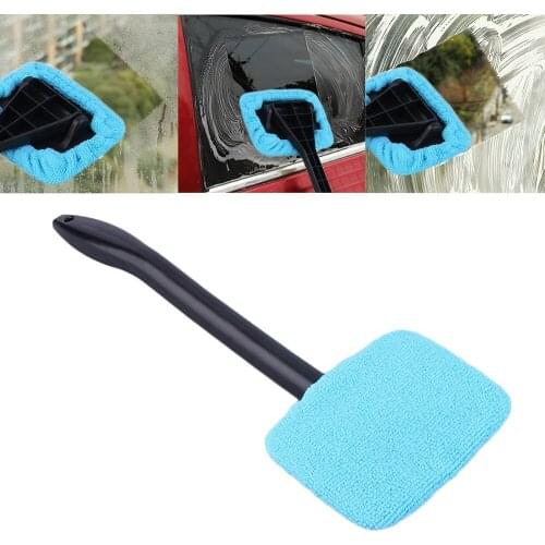 Portable Plastic Windshield Easy Cleaner Easy-microfiber Clean Hard-To-Reach Windows On Your Car Or Home
