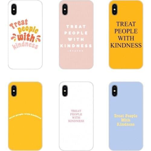 Treat People With Kindness Harry Styles For Samsung Galaxy S2 S3 S4 S5 Mini S6 S7 Edge S8 S9 S10E Lite Plus TPU Transparent Case