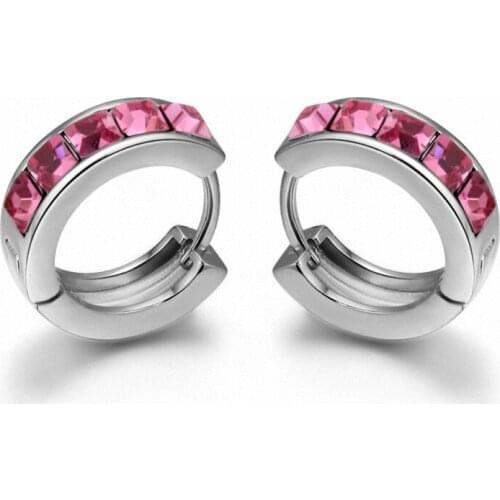 TRACYSWING Brand Real Austrian Crystals Fashion trendy Dangle Earrings For Women Gift White Gold Color #TW133257