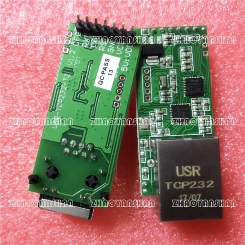 USR-TCP232-T2 TCP/IP to TTL for PLC/MCU UART to Ethernet Lan 1pcs