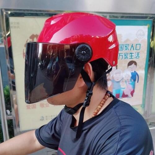 Bicycle Motorcycle Half Helmet Man Woman Scooter Helmet Cycling Bike Electric Moto Open Face Safety Helmets