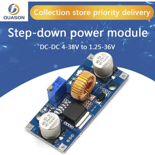 1.25-36V 5A 60W DC-DC adjustable Step-down power supply module voltage regulator module DC Buck module