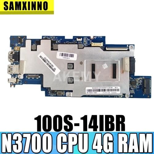 1501B_01_01 100S-14IBR motherboard For Lenovo IdeaPad 100S-14IBR notebook motherboard CPU N3700 4G RAM 100% test work