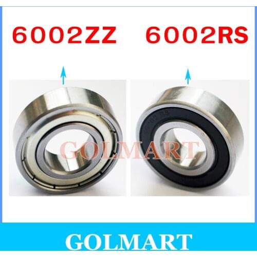 20pcs/lot metal shield 6002ZZ steel ball bearing 15x32x9mm S6002RS stainless bearing 15*32*9mm 6002RS 6002 seal bearing