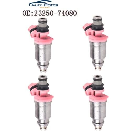4 PCS New Fuel Injector Fit For Toyota 1992-97 Land Cruiser Lexus 96-98 LX450 23250-74080 2325074080