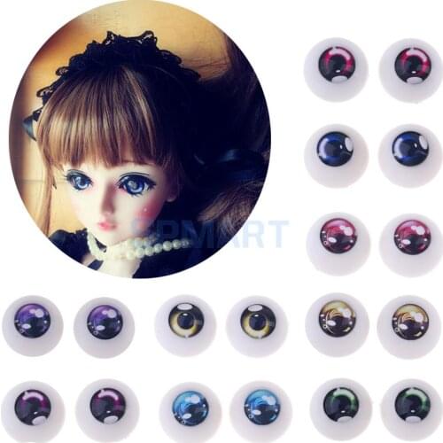 9 Options 1/3 BJD Doll Safety Eyes Acrylic Eyeballs for Night Lolita Dollife Bears Plush Animals DIY Making & Supplies