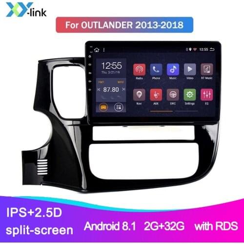 10.1 inch Android 8.1 car multimedia player GPS Navigation System For Mitsubishi Outlander 2013-2018 radio audio accessory 1 din