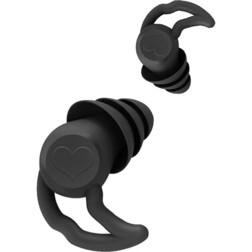 2PCS 3-layers Sleeping Earplugs for student Adult Kids 40 dB High snr