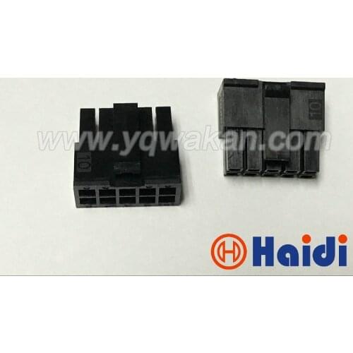 Free shipping 5sets 10pin molex 3mm series auto plastic housing plug electric wiring harness cable connector 43025-1000