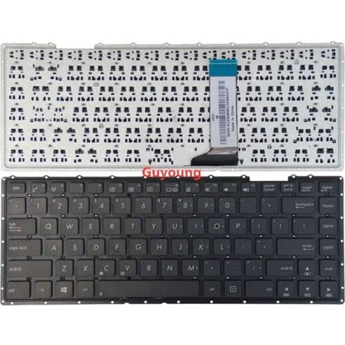Laptop Keyboard US Fit For Asus X451 X451C X451CA X451M X451MA X451MAV Notebook English Keyboard VCT40 without frame