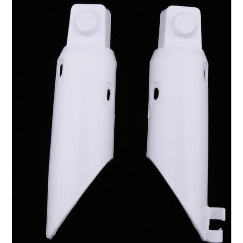 White Motorcycle Fork Guard Forks Cover Set for Honda CRF50 CRF 50 Pit Bike Motorcross Motorbike Plastic