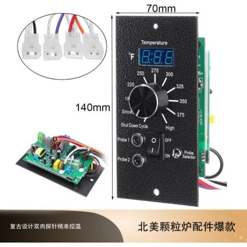 Smoke oven temperature controller microcomputer control embedded RTD oven meat temperature control
