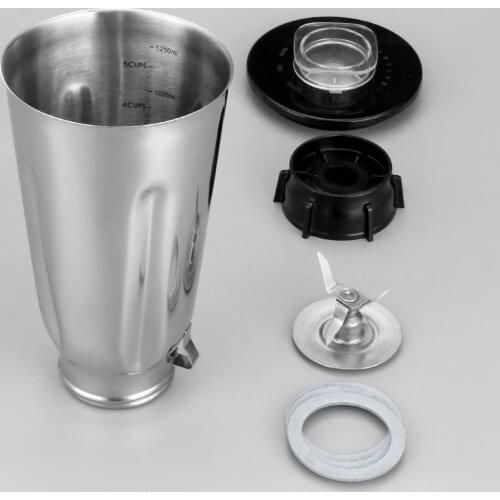 5 Cup Stainless Steel Blender Jar Set Complete 6 Piece SS Set Fits Oster