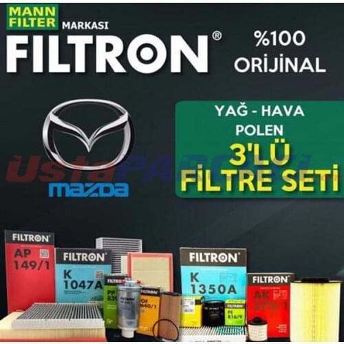 For Mazda 3 1.6 Mann Filtron Filter Care Set 2004-2008