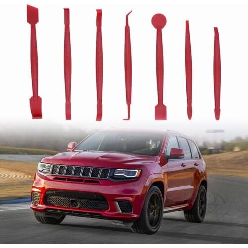 7pcs/set Car Vinyl Film Wrapping Tools Car Sticker Film Scraper Kit Auto Felt Squeegee Scraper Set Knife Decal Accessories
