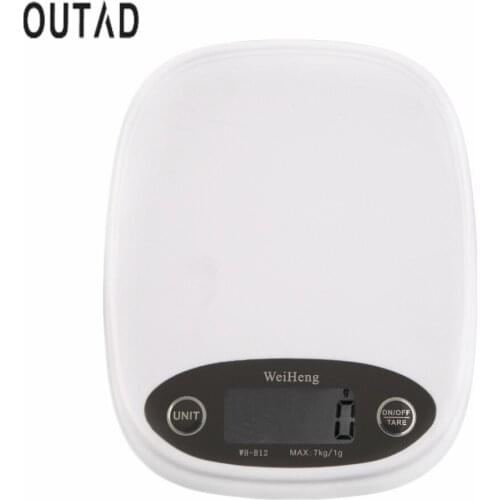 2018 New Scale Balance Weight Weighting LED 7000g/1g Digital Kitchen Food Diet Postal Electronic Dropshipping