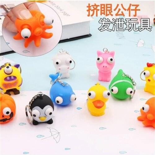 Novelty Products Toy Telescopic Eyes Cartoon Animals Action Figure Funny Gadgets for Kids Toys Beauty Gift Joke