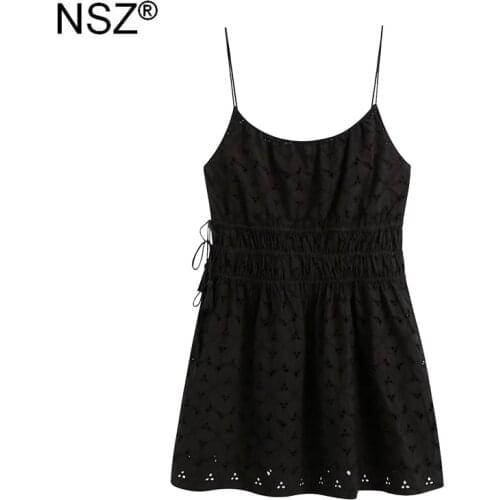 Черные летние платья NSZ China At AliExpress