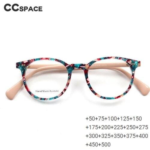 R49901 +0.5-+5.0Acetate Handmade Luxury Reading Glasses Men Women Fashion Read Mirror +2.5+2.0+2.25+2.75+3.0+3.25