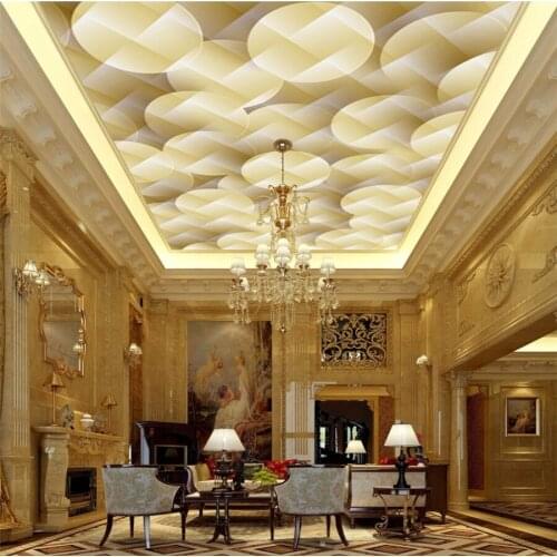 Beibehang Custom wallpaper 3D photo mural European stereo ceiling wall paper papel de parede living room wallpaper for walls 3 d