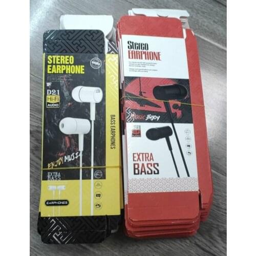 3.5mm Earphone Headsets With Mic Super Bass Wired Sport Headphone for iPhone Samsung Xiaomi Smart Phone 100pcs