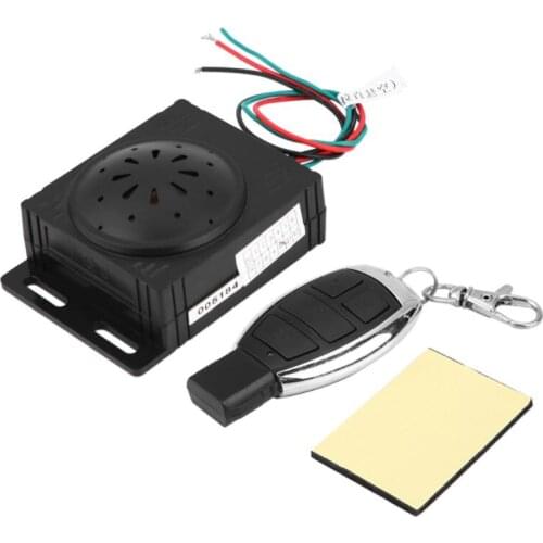 Universal 9-16V Motorcycle Anti-theft Security Alarm System with Remote Control 125DB super sound and flashing lights warning