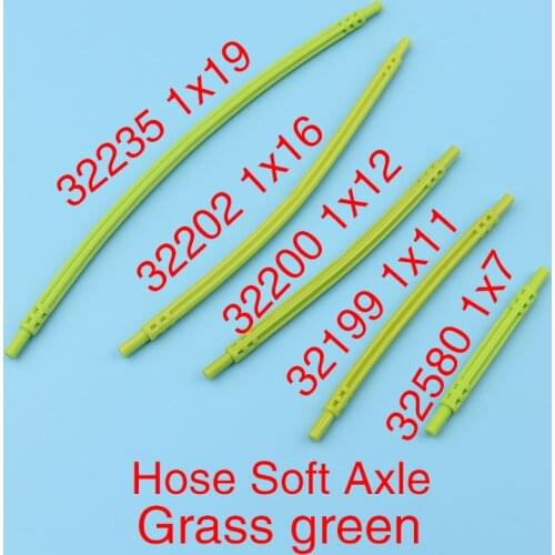 High-tech building blocks 32580 32235 32202 32200 32199 soft cross shaft parts moc accessories