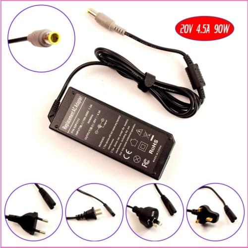 20V 4.5A 90W Laptop Ac Adapter Charger for IBM / Lenovo / Thinkpad 93P5026 92P1108 92P1109 92P1110 92P1111 92P1112 92P1114