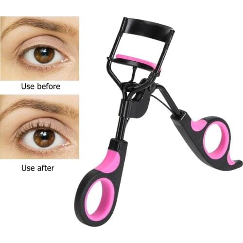 1PCS Makeup Eyelash Curler Beauty Eyelash Separator Long-lasting Eyelashes Curling With Non-slip Finger Clip For All Eye Shapes