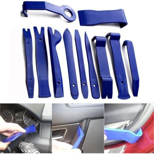 11 PCS Car Removal Kits Auto Interior Radio Panel Repair Tool Durable Door Clip Window Trim Dashboard Removal Install Tool Set
