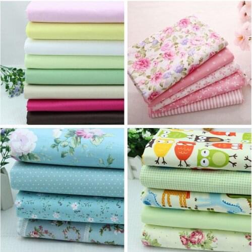 4colors mix 50x50cm 22pcs Tilda floral 100% cotton patchwork fabric quilting home textiles for sewing crafts handmade