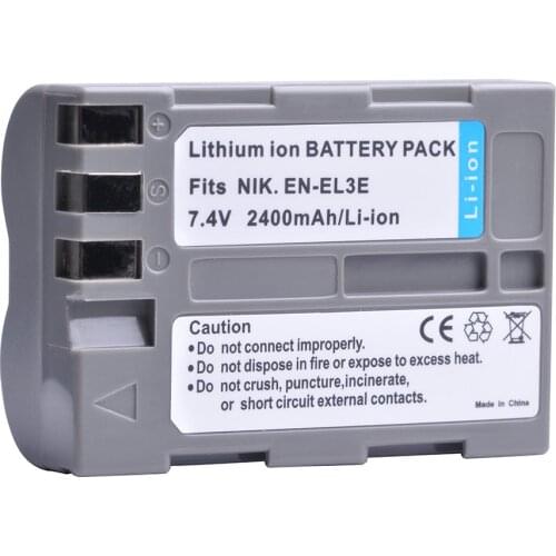 2400mAh EN-EL3e EN EL3e ENEL3e Battery for Nikon D300S D300 D100 D200 D700 D70S D80 D90 D50
