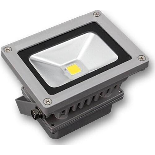 4pcs/lot DC12V 10W Led Flood Light COB gray Black shell IP65 waterproof outdoor lighting floodlight warm cool pure white