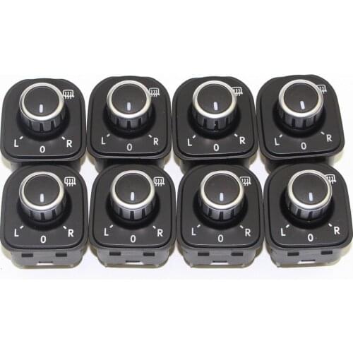 8Pcs OEM Side Mirror Control Adjust Knob Switch for Jetta golf 5 6 Tiguan Caddy Passat B6 cc 5ND 959 565B 5K1 959 565 B