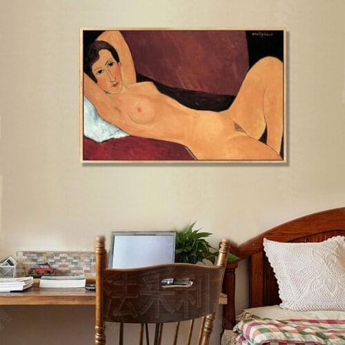 Print Abstract Portrait Modern Nude Woman Oil Painting on Canvas Art Sexy Female Lady Body Wall Picture for Living Room Cuadros