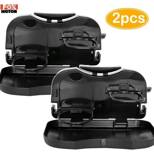 Car Drink Holder Folding Cup Water Holder Bracket Food Auto Back Rear Seat Table Phone Holder Car Storage Box Travel Universal