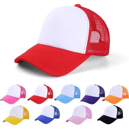 Men Women Hip Hop Hat Summer Breathable Mesh Cotton Baseball Cap Dad Hat Outdoor Sun Protection Tourism Trucker Hat Dropshipping