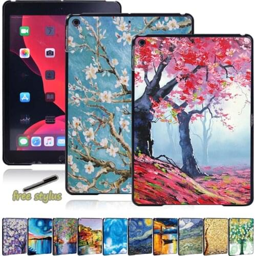 Tablet Case Fit Apple IPad(2017/2018/2019)/IPad 2/3/4/Mini 1/2/3/4/5/Air(1/2/3)/Pro 11(2018/2020)/Pro(9.7/10.5) Paint Back Case