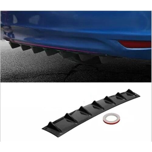 Car Bumper Deflector Modified Spoiler Shark Fin 7 Wings For Hyundai Solaris I30 creta Suzuki Swift SX4 Lada Vesta Granta Kalina