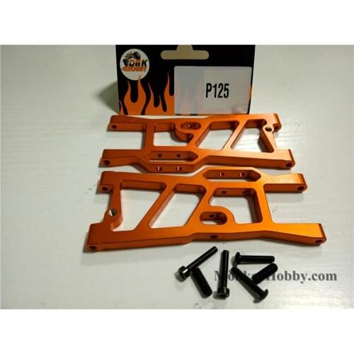 DHK RC CAR PARTS Lower Suspension Arm (2 pcs) (Machined-made) P125 for Optimus, Optimus XL, Maximus, Zombie 8e, 9381