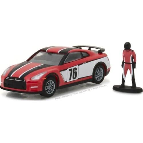 GreenLight 1:64 2015 Niss an GT-R Car Driver Figure boutique alloy car toys for children kids toys Model original box