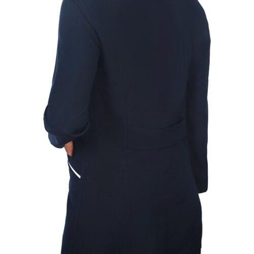 Holi Business Wear Women 'S Navy Blue Cleaning Business Team