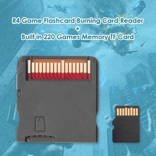 R4 Video Games Memory Card Download By Self 3DS Game Flashcard Adapter Support for Nintend NDS MD GB GBC FC PCE 220 Game TF card