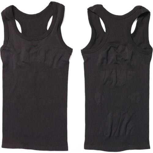 Posture Corrector Men Gynecomastia Vest Slimming Chest Binder Tops Control Waist Belly Body Building Shaper