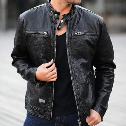 Dermis Leather Jacke Men Genuine Sheepskin/Suede Leather Jacket Fashion Brand Design Casual Slim Biker Motorcycle Coat Jaqueta