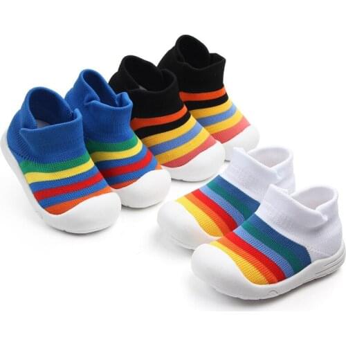 Autumn Toddler Shoes Baby Woven Walking Shoes Soft Bottom Slip-on Loafers Kids Baby Sport Shoes Infant Sneakers SHR001