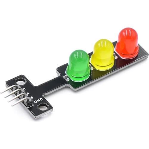 Mini 5V Traffic Light LED Display Module for Arduino Red Yellow Green 5mm LED Mini-Traffic Light for Traffic Light System Model
