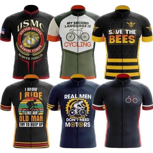 Maillot ciclismo hombre verano pro mountain bike team cycling jersey mens short sleeve bicycle wear quick dry cycle clothes top